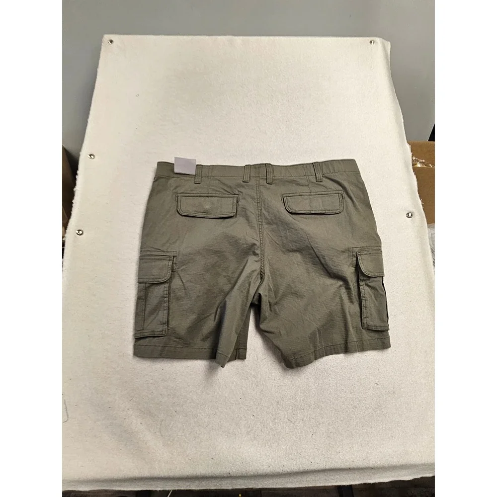 Sonoma Goods For Life Mens Flexwear Cargo Shorts Olive Green Size 46 9-in Inseam